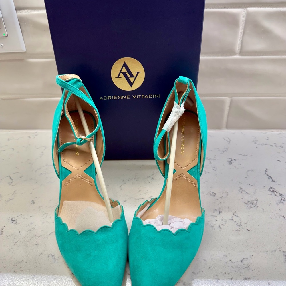 Adrienne Vittadini Teal Women's Shoes - Picture 1 of 5